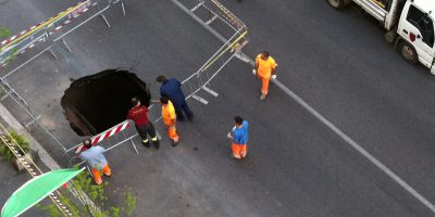 Voragini a Roma.